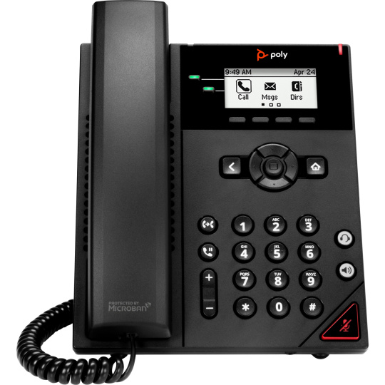 Poly VVX 150 2linkový IP telefon, PoE