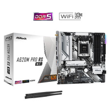 BAZAR - ASRock MB Sc AM5 A620M Pro RS WiFi, AMD A620, 4xDDR5, HDMI, DP - Po opravě (Bez příšlušenství) BAZAR - ASRock MB Sc AM5 A620M Pro RS WiFi, AMD A620, 4xDDR5, HDMI, DP - Po opravě (Bez příšlušenství)