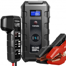 TOPDON Car Jump Starter Volcano 2000 Pro, měřák stavu baterie vozidla, 20800 mAh TOPDON Car Jump Starter Volcano 2000 Pro, měřák stavu baterie vozidla, 20800 mAh