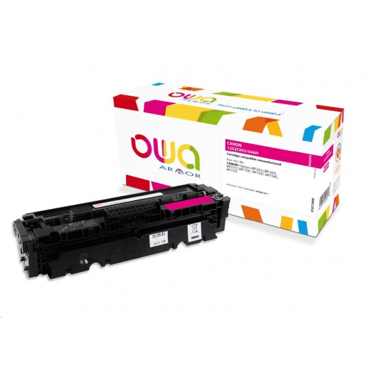 OWA Armor toner pro CANON LBP  653Cdw, 654Cx, MFP735Cx, 5000 str., červená/magenta (CRG046H M)