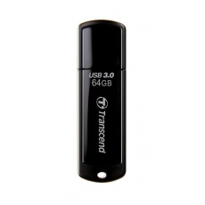 TRANSCEND Flash Disk 64GB JetFlash®700, USB 3.0 (R:80/W:25 MB/s) černá