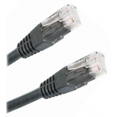 Patch kabel Cat5E, UTP - 2m, černý Patch kabel Cat5E, UTP - 2m, černý