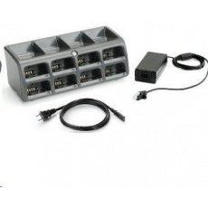 Zebra battery charging station, 8 slots Zebra battery charging station, 8 slots