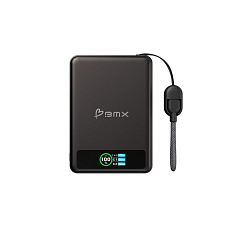 BMX SolidSafe™ 10K Solid-State Magnetic Power Bank, Black BMX SolidSafe™ 10K Solid-State Magnetic Power Bank, Black