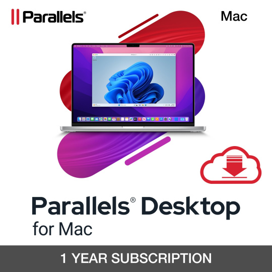 Parallels Desktop Subscription 1 Year, EN/FR/DE/IT/ES/PL/CZ/PT