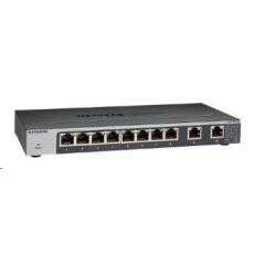 Netgear GS110MX 8-Port Gigabit Switch with 2-Port 10G/Multi-Gig Netgear GS110MX 8-Port Gigabit Switch with 2-Port 10G/Multi-Gig