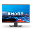SHARP MT 24" MultiSync EA241W-BK, IPS TFT, 1920x1200, 300nit, 1000:1, 5ms, DP, DVI-D, HDMI, USB, Repro, Černý