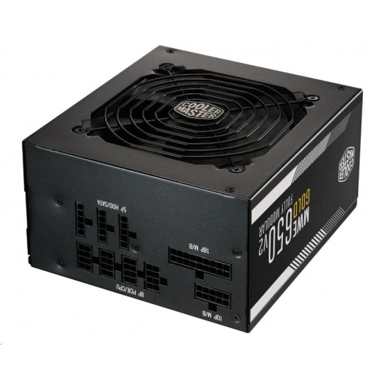 Cooler Master zdroj  MWE 650 Gold-v2  Full modular, 650W, 80+ Gold