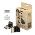 Club3D Adaptér DisplayPort na DisplayPort 1.4, 4K120Hz, 8K30Hz, 90°