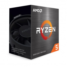 CPU AMD RYZEN 5 5600X (31-pack), 6-core, 3.7 GHz (4.6 GHz Turbo), 35MB cache (3+32), 65W, socket AM4 TRAY