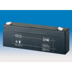 Baterie - CTM CT 12-2,1 (12V/2,1Ah - Faston 187), životnost 5let