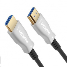 PREMIUMCORD Kabel optický fiber High Speed + Ethernet 4K@60Hz kabel, M/M, zlacené konektory, 5m