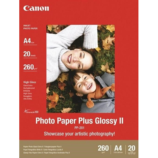 Canon fotopapír plus PP-201, lesklý, 4x6, 100 listů