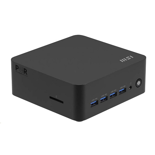 MSI PC Cubi Z AI 8M-004BEU, R9 8945HS, N/A, N/A SSD, N/A, No OS, Black