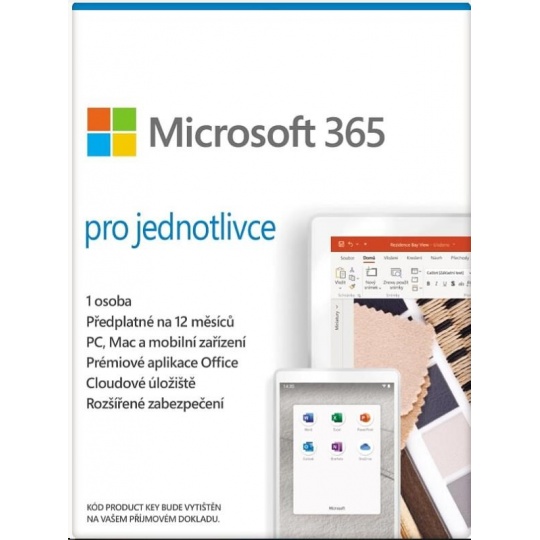 Microsoft 365 Personal ESD (pro jednotlivce - 1rok)