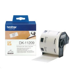 BAZAR - BROTHER DK-11209 Úzké adresní štítky 29x62mm (800 ks) - Poškozený obal (Komplet)