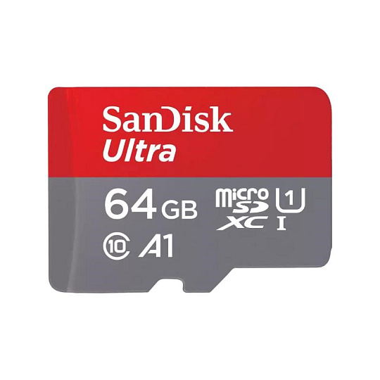 SanDisk MicroSDXC karta 64GB Ultra (120MB/s, A1 Class 10 UHS-I ) + adaptér