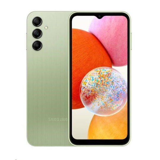 BAZAR - Samsung Galaxy A14 (A145), 4/128 GB, LTE, EU, zelená - Po opravě (Bez příšlušenství)