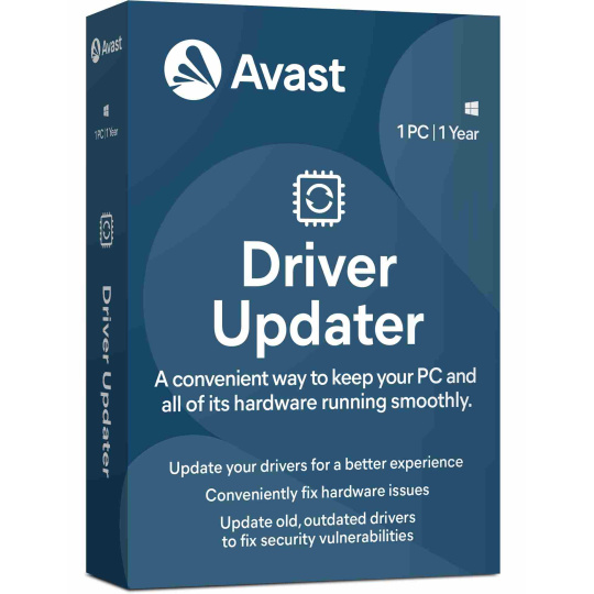 _Nová Avast Driver Updater 1PC na 12 měsíců