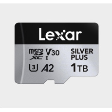 Lexar microSDXC Professional SILVER Plus UHS-I/U3/A2/4K R205/W150 (V30) 1TB Lexar microSDXC Professional SILVER Plus UHS-I/U3/A2/4K R205/W150 (V30) 1TB