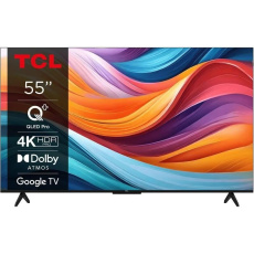 TCL 55T7B 55" TV, 4K Ultra HD, QLED, Google TV, WiFi, Bluetooth, Direct LED, Dolby Digital, HDR, Dolby Vision TCL 55T7B 55" TV, 4K Ultra HD, QLED, Google TV, WiFi, Bluetooth, Direct LED, Dolby Digital, HDR, Dolby Vision