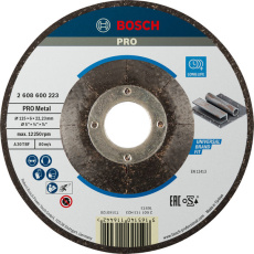 Bosch hrubovací kotouč PRO Metal, 125 × 6 × 22,23 mm, oSa Bosch hrubovací kotouč PRO Metal, 125 × 6 × 22,23 mm, oSa