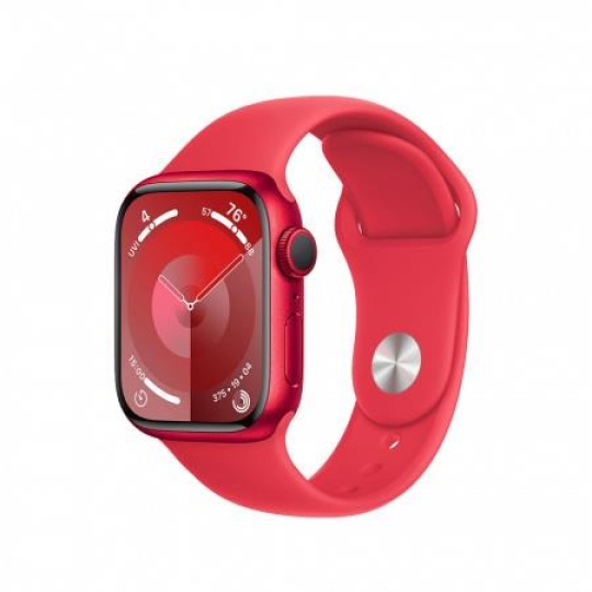 APPLE Watch Series 9 GPS 41mm RED Aluminium Case with RED Sport Band - S/M