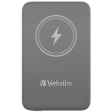 VERBATIM Powerbanka Charge 'n' Go, Magnetická, 10000 mAh, USB-C, Šedá