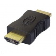 PremiumCord Adapter HDMI A - HDMI A, Male/Male, pozlacená