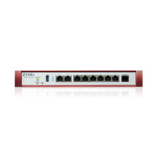 Zyxel USG FLEX 200 H, User-definable ports with 2*2.5G & , 6*1G, USB  with 1 YR Entry Defense Pack
