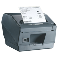 Star TSP847II, AirPrint, 8 dots/mm (203 dpi), cutter, dark grey Star TSP847II, AirPrint, 8 dots/mm (203 dpi), cutter, dark grey
