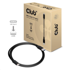 Club3D Kabel USB 3.1 typ C na USB 3.1 typ A, 10Gbps Power Delivery 60W (M/M), 1m Club3D Kabel USB 3.1 typ C na USB 3.1 typ A, 10Gbps Power Delivery 60W (M/M), 1m