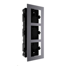 HIKVISION DS-KD-ACF3, rámeček pro modulární interkom, pro 3 moduly, zápustná montáž HIKVISION DS-KD-ACF3, rámeček pro modulární interkom, pro 3 moduly, zápustná montáž
