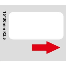 Niimbot štítky RP 15x30mm 210ks White pro D11 a D110 Niimbot štítky RP 15x30mm 210ks White pro D11 a D110