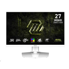 MSI LCD MAG 274QRFW E20, 27", 2560x1440, Rapid IPS, 0,5 ms, VESA 100x100, White MSI LCD MAG 274QRFW E20, 27", 2560x1440, Rapid IPS, 0,5 ms, VESA 100x100, White
