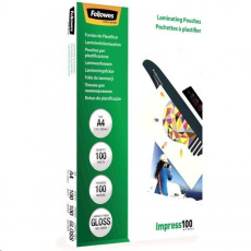 Laminovací fólie Fellowes A4 100 mic, balení 100 ks Laminovací fólie Fellowes A4 100 mic, balení 100 ks
