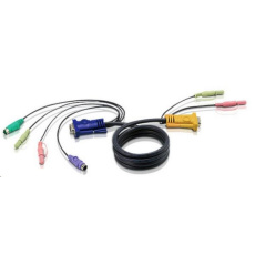ATEN KVM sdružený kabel k CS-1732,1734, 1754, 1758, PS/2, 3m ATEN KVM sdružený kabel k CS-1732,1734, 1754, 1758, PS/2, 3m