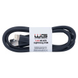WG - Datový kabel Lightning na USB-A, 1 metr, černá