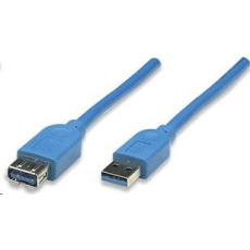 MANHATTAN Kabel USB 3.0 A-A prodlužovací 2m, modrý MANHATTAN Kabel USB 3.0 A-A prodlužovací 2m, modrý