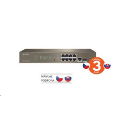 Tenda TEG5310P-8-150W - L3 managed Gigabit PoE AT Switch, 8x PoE AF/AT 10/100/1000Mbps, 1xSFP 1Gbps Tenda TEG5310P-8-150W - L3 managed Gigabit PoE AT Switch, 8x PoE AF/AT 10/100/1000Mbps, 1xSFP 1Gbps