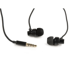 GEMBIRD sluchátka s mikrofonem MHS-EP-CDG-B pro MP3, kovová, Black GEMBIRD sluchátka s mikrofonem MHS-EP-CDG-B pro MP3, kovová, Black