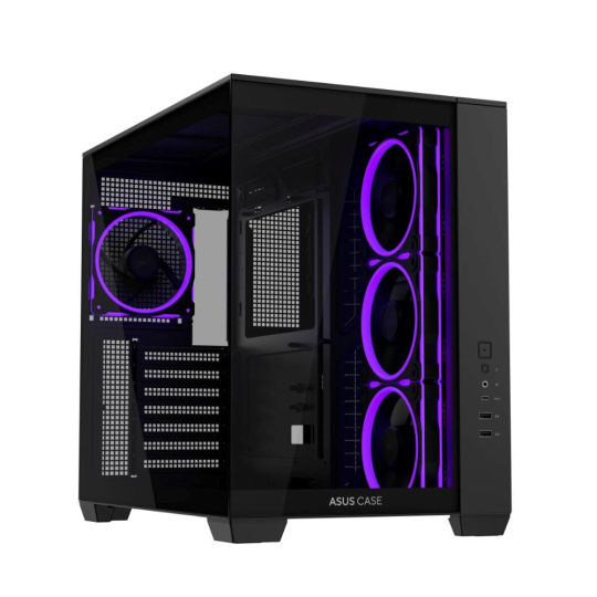 ASUS Case A32 PLUS TG ARGB, ATX, Průhledná bočnice, 4x 120mm ARGB Fan, Černá ASUS Case A32 PLUS TG ARGB, ATX, Průhledná bočnice, 4x 120mm ARGB Fan, Černá