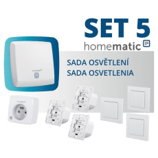 Homematic IP HmIP-SET5 sada osvětlení Homematic IP (s možností stmívání) Homematic IP HmIP-SET5 sada osvětlení Homematic IP (s možností stmívání)
